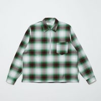 BAL Х FLANNEL HALF ZIP SHIRT