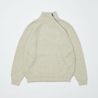 BAL Х DIAGONAL ZIP JACQUARD SWEATER