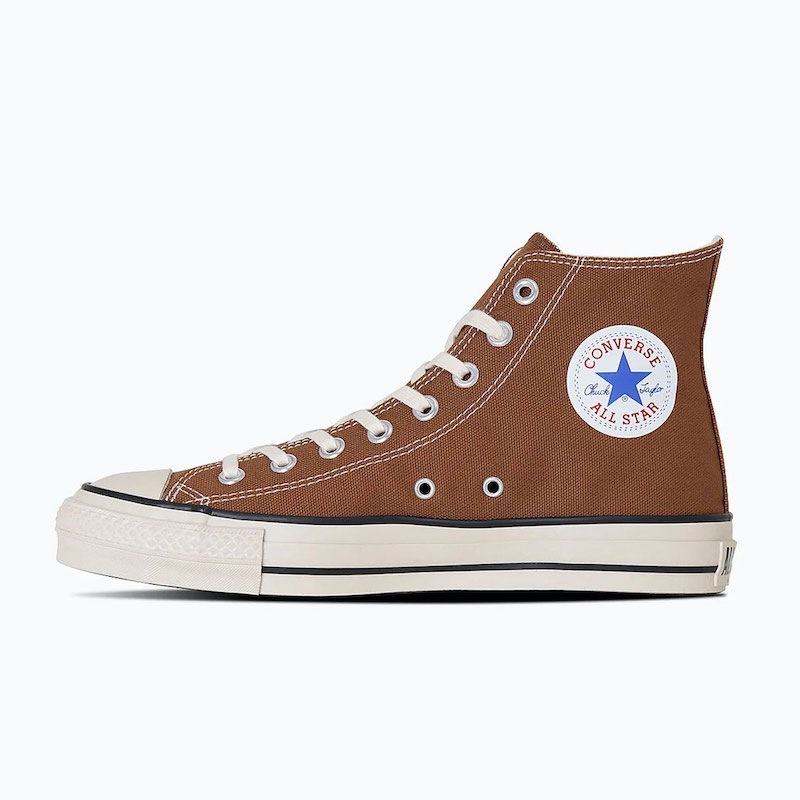 【CONVERSE】 コンバース CANVAS AS J HI SADDLE BROWN 国内発送 CONVERSE コンバース CANVAS ALL STAR J HI Saddle Brown
