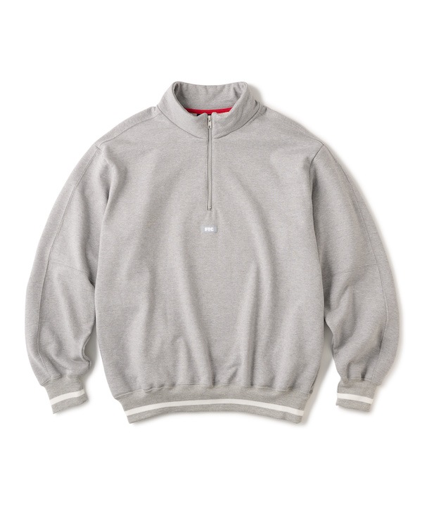 FTC エフティーシー STRIPE RIB HALF ZIP SWEATSHIRT | FTC