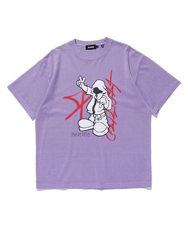 【XLARGE】PIGMENT DYED PEACE AND FORTUNE Tシャツ XLARGE エクストララージ PIGMENT DYED PEACE AND FORTUNE S/S