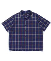 XLARGE ȥ顼 EMBROIDERED S/S PLAID SHIRT