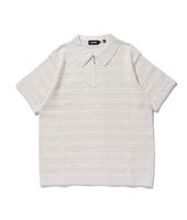 XLARGE ȥ顼 STRIPED KNIT POLO SHIRT