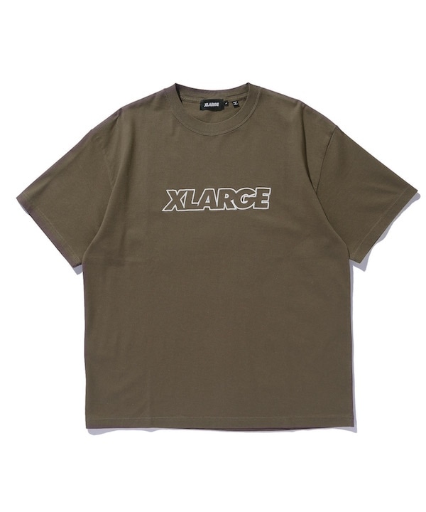 大人気 XLARGE STANDARD LOGO S/S TEE 着回しできるシンプルさ◎ XLARGE エクストララージ STANDARD LOGO S/S TEE | XLARGE