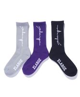 XLARGE ȥ顼 DISTORTION LOGO SOCKS