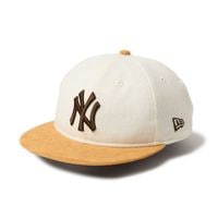 NEW ERA �˥塼���� RC 9FIFTY Newyork Yankees Off White/Mustard Suede Visor