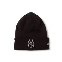 NEW ERA �˥塼���� Basic Cuff Knit MLB Tonal Logo Newyork Yankees Black