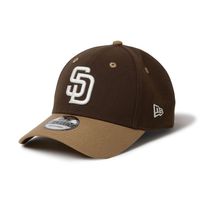 NEW ERA �˥塼���� 9FORTY 2-Tone Woven Label San Diego Padres Walnut/Khaki Visor