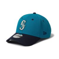 NEW ERA �˥塼���� 9FORTY 2-Tone Woven Label Seattle Mariners Shark Teal/Navy Visor