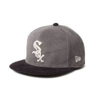 NEW ERA �˥塼���� 59FIFTY Corduroy Chicago White Sox Grey/Black Visor