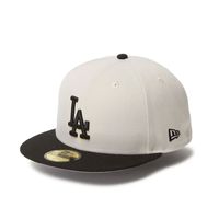 NEW ERA �˥塼���� 59FIFTY Powered by GORO NAKATSUGAWA��MIN-NANO�� Los Angeles Dodgers Stone/Black Visor