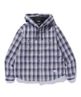 XLARGE ȥ顼 HOODED FLANNEL SHIRT