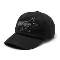 WOKE EDGE �����������å� Rhinestone WE Star Logo Cap
