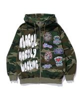 XLARGE ȥ顼 MULTI LOGO ZIP UP HD SWT
