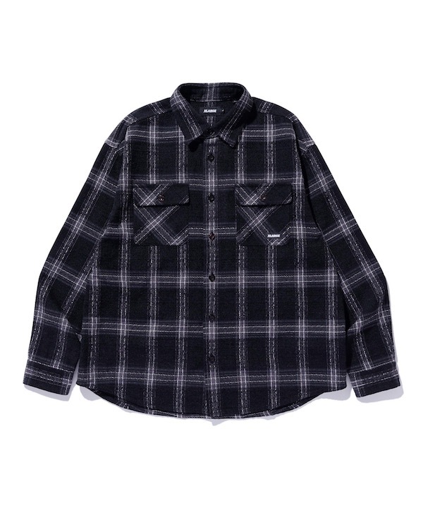 新品　XLARGE URBAN PLAID L/S SHIRT エクストララージ XLARGE エクストララージ URBAN PLAID L/S SHIRT | XLARGE