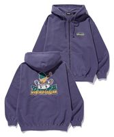 XLARGE ȥ顼 PIGMENTDYE INDY GRAB ZIP HOODED SWEAT SHIRT