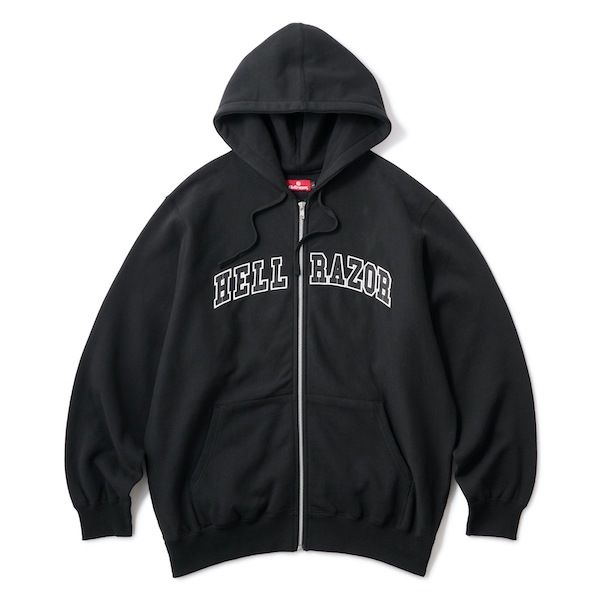 Hellrazor ヘルレイザー ARCH LOGO FULL ZIP HOODIE | Hellrazor