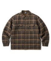 FTC եƥ QUILTED LINED PLAID NEL SHIRT