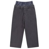 WOKE EDGE �����������å� Washed Fleece Layered Pants