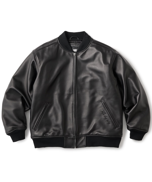 FTC エフティーシー LEATHER ZIP VARSITY JACKET | FTC / エフティー