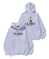 XLARGE �������ȥ�顼�� CRATE DIGGER ZIP HOODED SWT