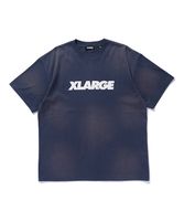 XLARGE �������ȥ�顼�� DISCHARGE PRINTED STANDARD LOGO S/S TEE