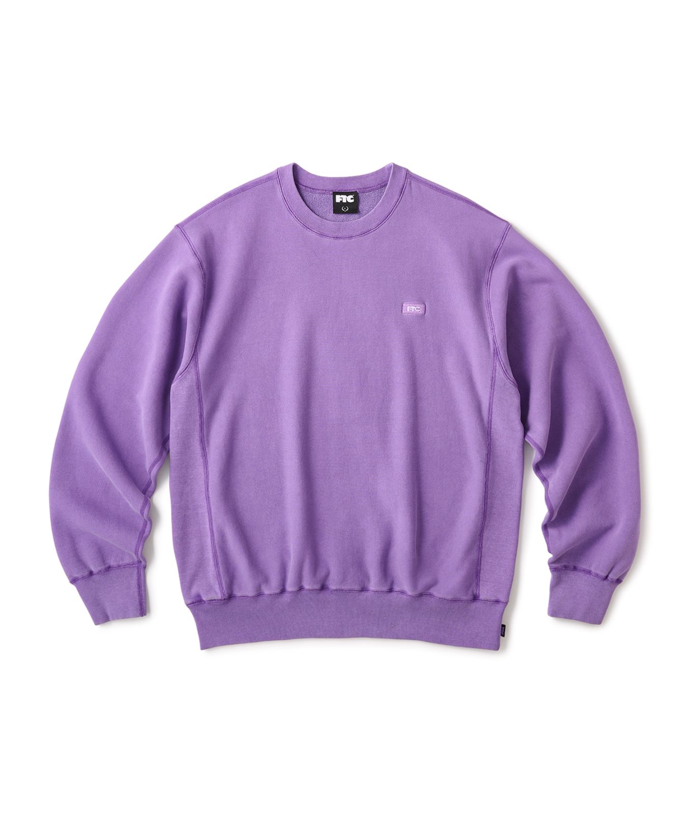 FTC エフティーシー PIGMENT DYED SMALL BOX LOGO CREW | FTC 