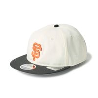 NEW ERA �˥塼���� RC 9FIFTY Flat Visor powered by GORO (min-nano) San Francisco Giants Chrome/Black Visor