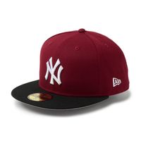 NEW ERA �˥塼���� 59FIFTY MLB powered by GORO (min-nano) Newyork Yankees Cardinal/Black Visor