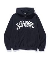 XLARGE �������ȥ�顼�� DISTORTED LOGO ZIP UP HOODED SWEATSHIRT