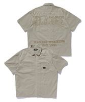 XLARGE �������ȥ�顼�� ZIP UP S/S WORK SHIRT