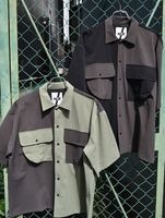 NATURAL KILLER �ʥ����륭�顼 2Tone Open Collar Shirt