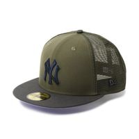 NEW ERA �˥塼���� 59FIFTY Trucker Newyork Yankees Hydrangea New Olive/Dark Pewter Visor