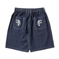 430 fourthirty �ե��������ƥ� ES STRIPE DENIM SHORTS