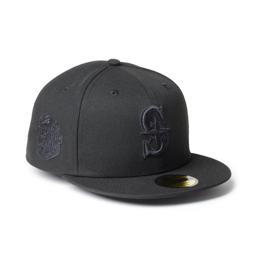 NEW ERA ニューエラ 59FIFTY MLB Black on Black Seattle Mariners
