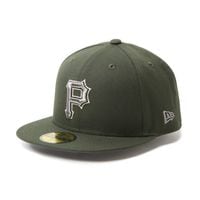 NEW ERA �˥塼���� 59FIFTY MLB Metallic Pewter Pittsburgh Pirates Dark Seaweed