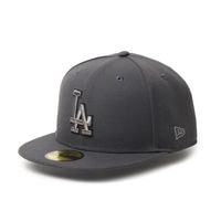 NEW ERA �˥塼���� 59FIFTY MLB Metallic Pewter Los Angeles Dodgers Graphite