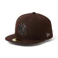 NEW ERA �˥塼���� 59FIFTY MLB Metallic Pewter Newyork Yankees Burnt Wood