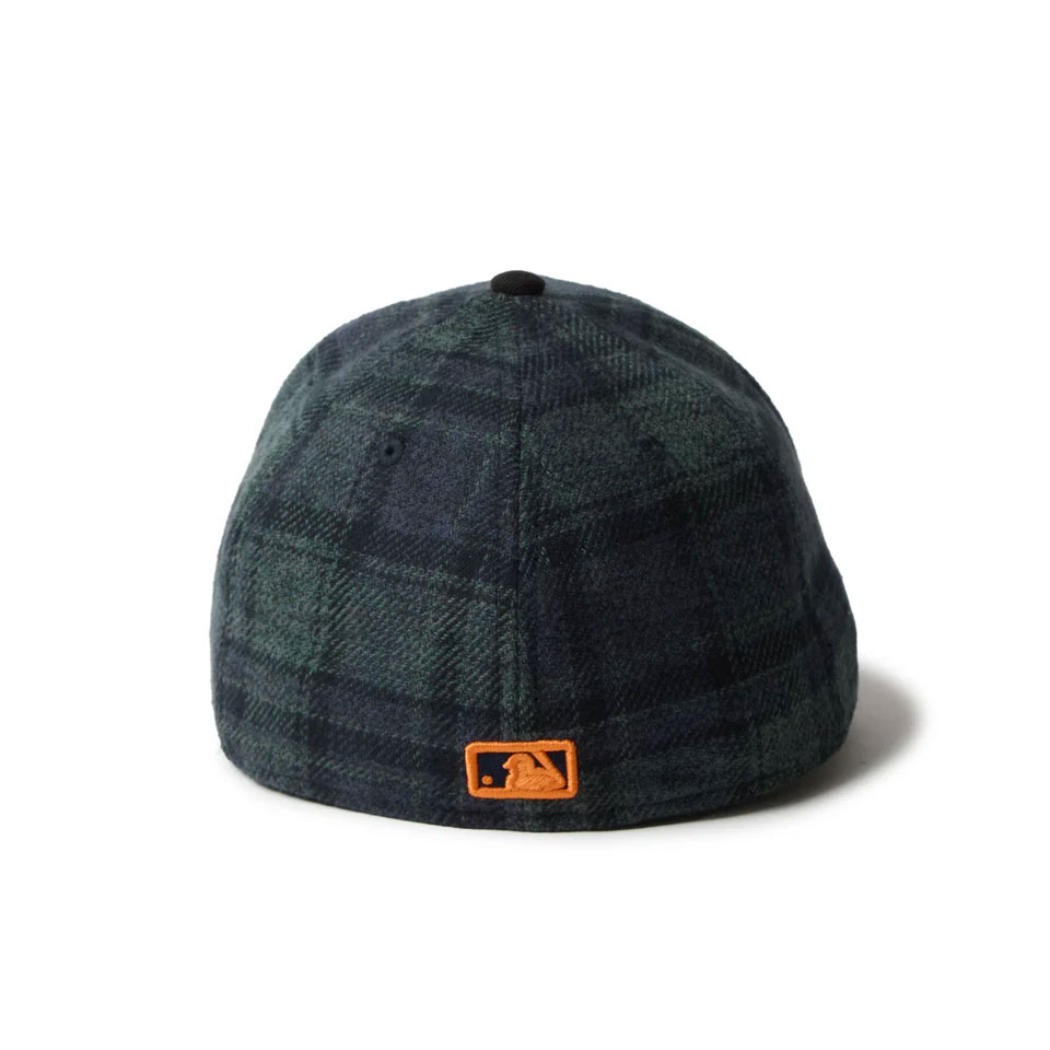 NEW ERA ˥塼 LP 59FIFTY MLB Plaid Flannel Check Newyork Mets Green/Black Visor