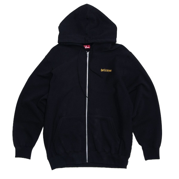 Hellrazor �إ�쥤���� COIN EMBOSS FULL ZIP HOODIE