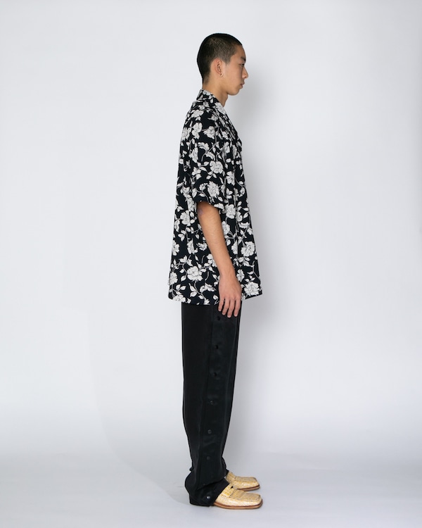 APPLEBUM ���åץ�Х� Chirimen Knit Aloha Shirt (Oversized)