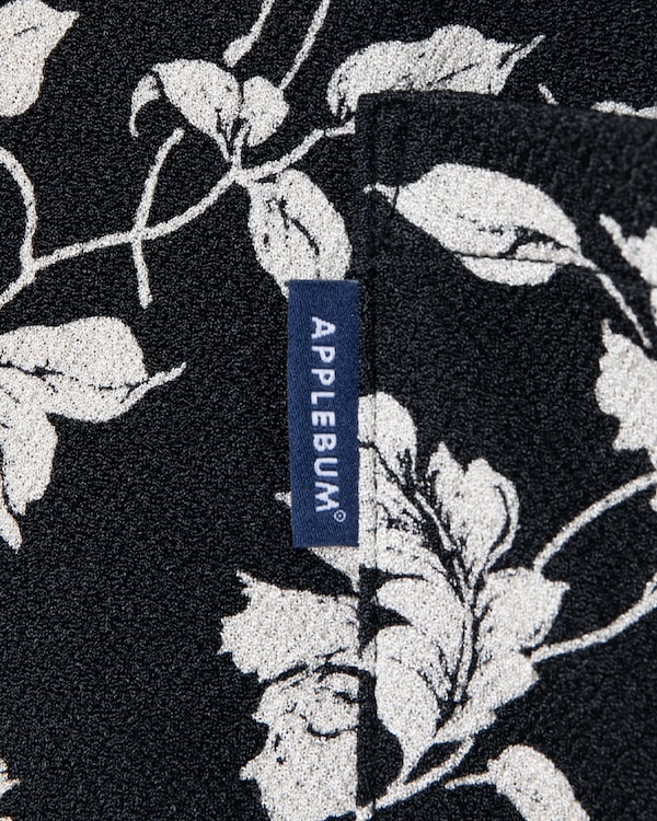 APPLEBUM ���åץ�Х� Chirimen Knit Aloha Shirt (Oversized)
