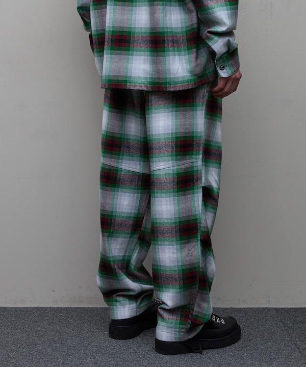 BAL Х PLAID WIDE MOUNTAIN PANT