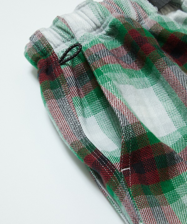 BAL Х PLAID WIDE MOUNTAIN PANT