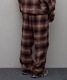 BAL Х PLAID WIDE MOUNTAIN PANT