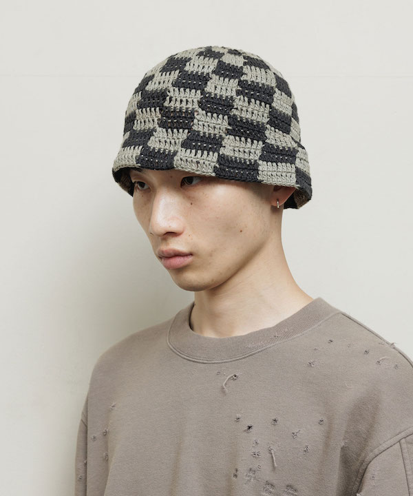 BAL Х HAND KNIT BUCKET HAT