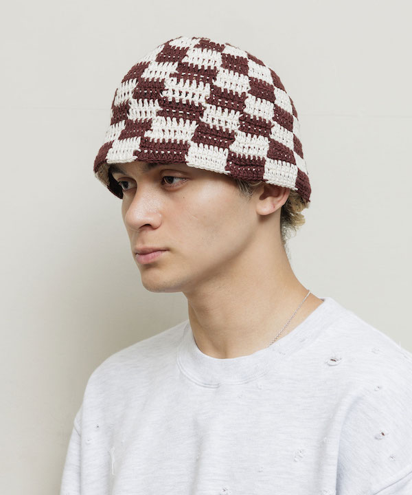 BAL Х HAND KNIT BUCKET HAT