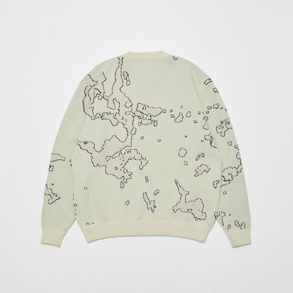 BAL �Х� JACQUARD COTTON CREWNECK SWEATER