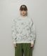 BAL �Х� JACQUARD COTTON CREWNECK SWEATER