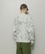 BAL �Х� JACQUARD COTTON CREWNECK SWEATER